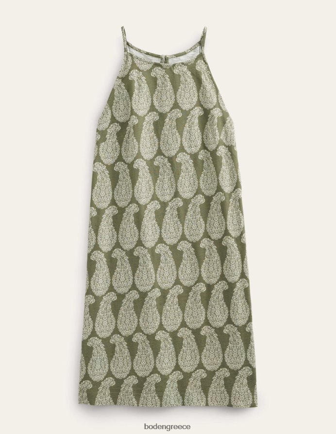 έλατο & γλυκό paisley είδη ένδυσης Μίνι φόρεμα φανέλας με λαιμόδρομο Boden γυναίκες 464PH81448