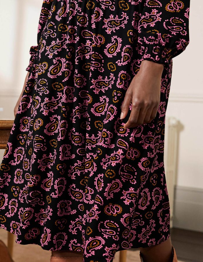 αζαλέα & περίπλοκο paisley είδη ένδυσης μίντι φόρεμα από evelyn jersey Boden γυναίκες 464PH82394