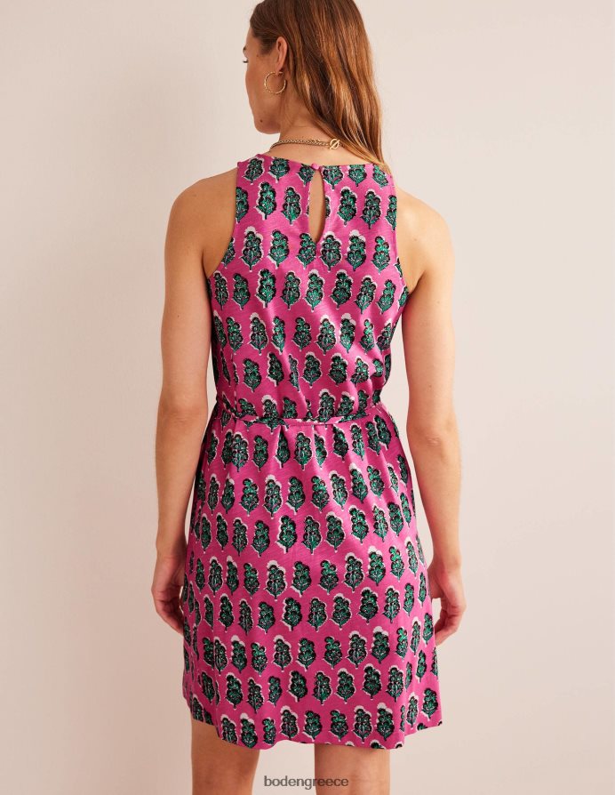 φεστιβάλ pink & artisan bloom είδη ένδυσης φόρεμα swing jersey Boden γυναίκες 464PH81033
