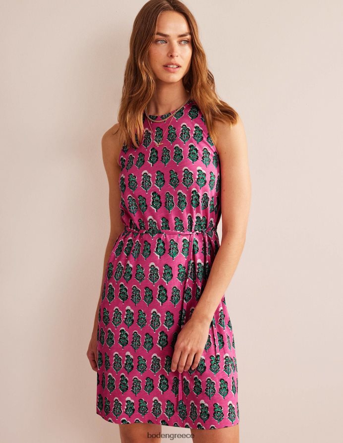 φεστιβάλ pink & artisan bloom είδη ένδυσης φόρεμα swing jersey Boden γυναίκες 464PH81033