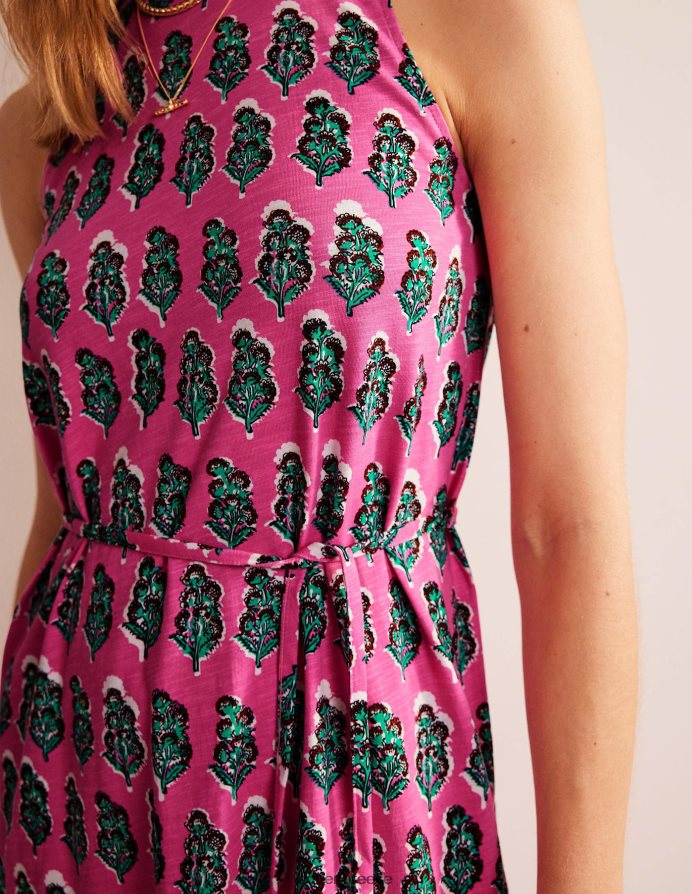 φεστιβάλ pink & artisan bloom είδη ένδυσης φόρεμα swing jersey Boden γυναίκες 464PH81033