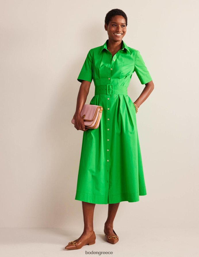ανοιχτό πράσινο είδη ένδυσης μίντι πουκάμισο φόρεμα pippa Boden γυναίκες 464PH851