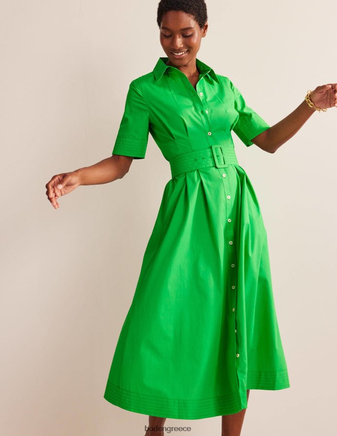 ανοιχτό πράσινο είδη ένδυσης μίντι πουκάμισο φόρεμα pippa Boden γυναίκες 464PH851