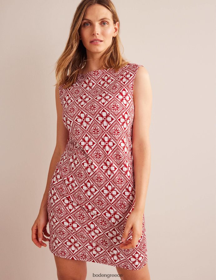 poinsettia & block pome είδη ένδυσης αμάνικο φόρεμα αλλαγής ζέρσεϊ Boden γυναίκες 464PH8999