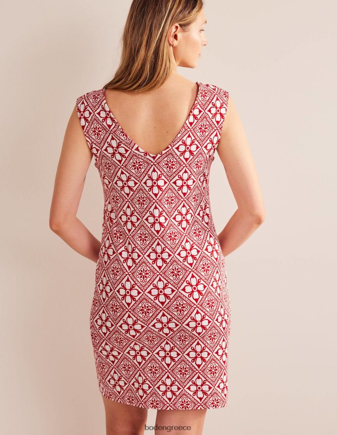poinsettia & block pome είδη ένδυσης αμάνικο φόρεμα αλλαγής ζέρσεϊ Boden γυναίκες 464PH8999