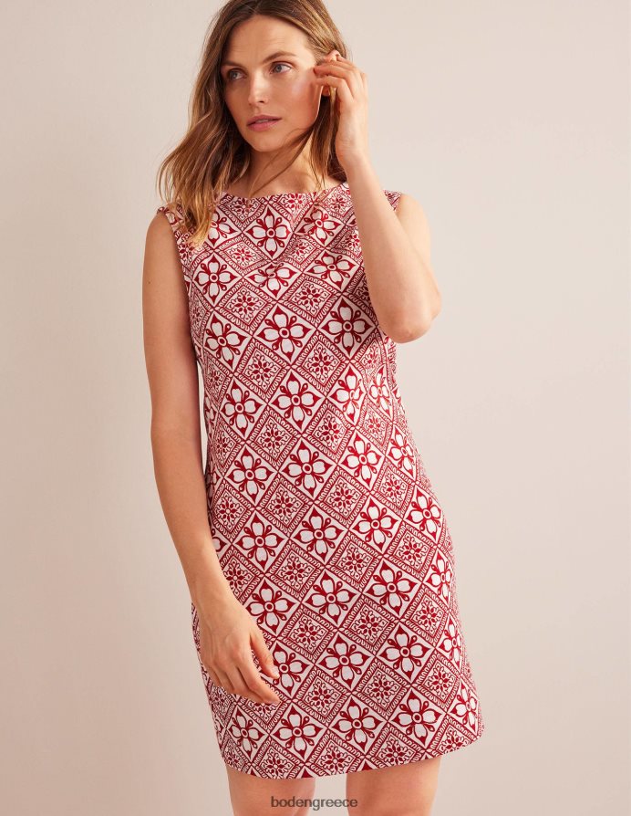 poinsettia & block pome είδη ένδυσης αμάνικο φόρεμα αλλαγής ζέρσεϊ Boden γυναίκες 464PH8999