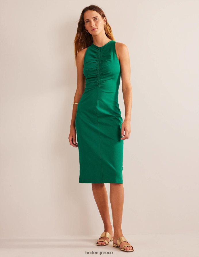 φωτεινό σμαράγδι είδη ένδυσης μίντι φόρεμα racer jersey Boden γυναίκες 464PH81007