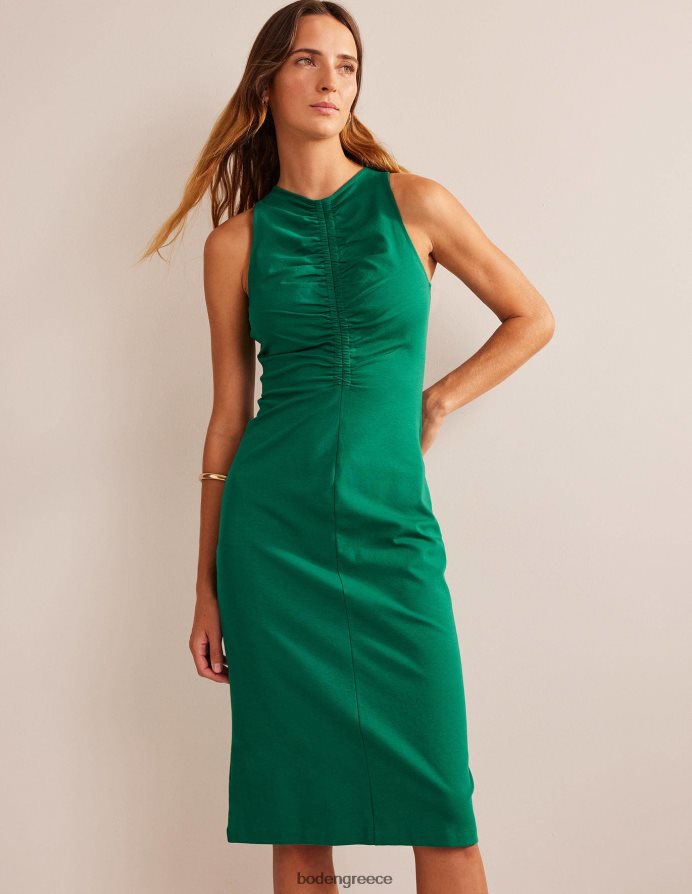 φωτεινό σμαράγδι είδη ένδυσης μίντι φόρεμα racer jersey Boden γυναίκες 464PH81007