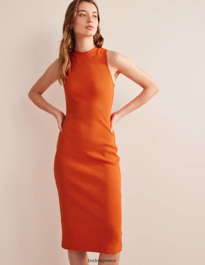 κουμκουάτ είδη ένδυσης μίντι φόρεμα racer rib jersey Boden γυναίκες 464PH81296