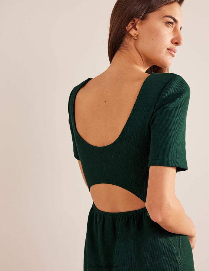 σμαραγδένια νύχτα είδη ένδυσης μίντι φόρεμα από rib jersey Boden γυναίκες 464PH8992