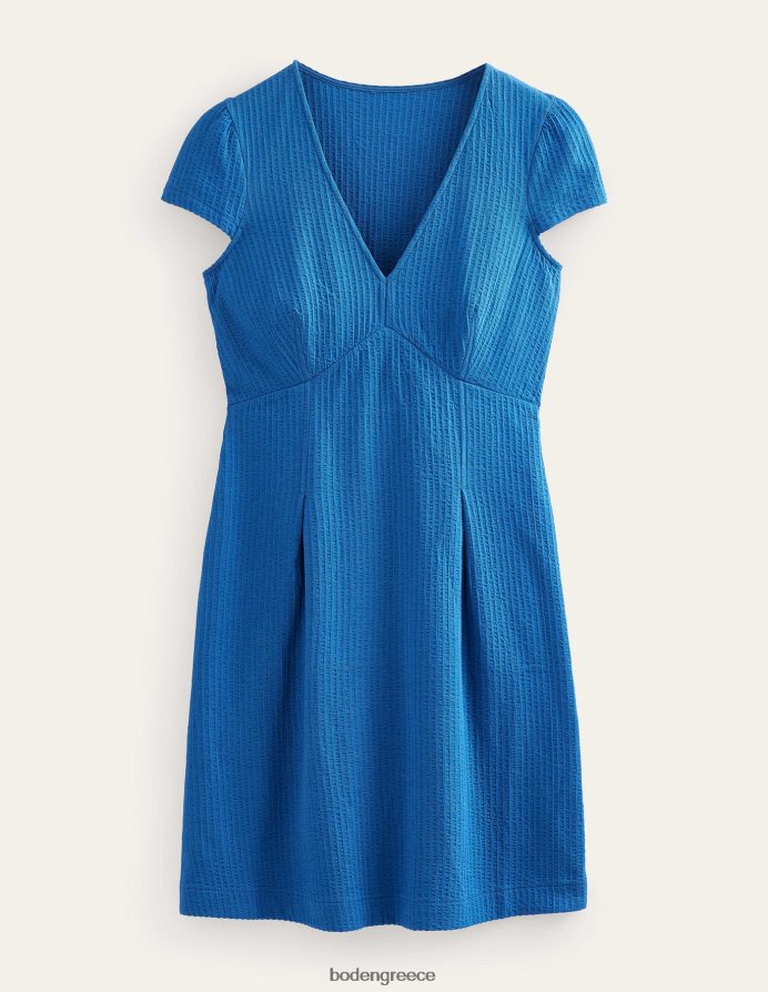 ζαφείρι είδη ένδυσης φόρεμα τσαγιού seersucker jersey Boden γυναίκες 464PH82135