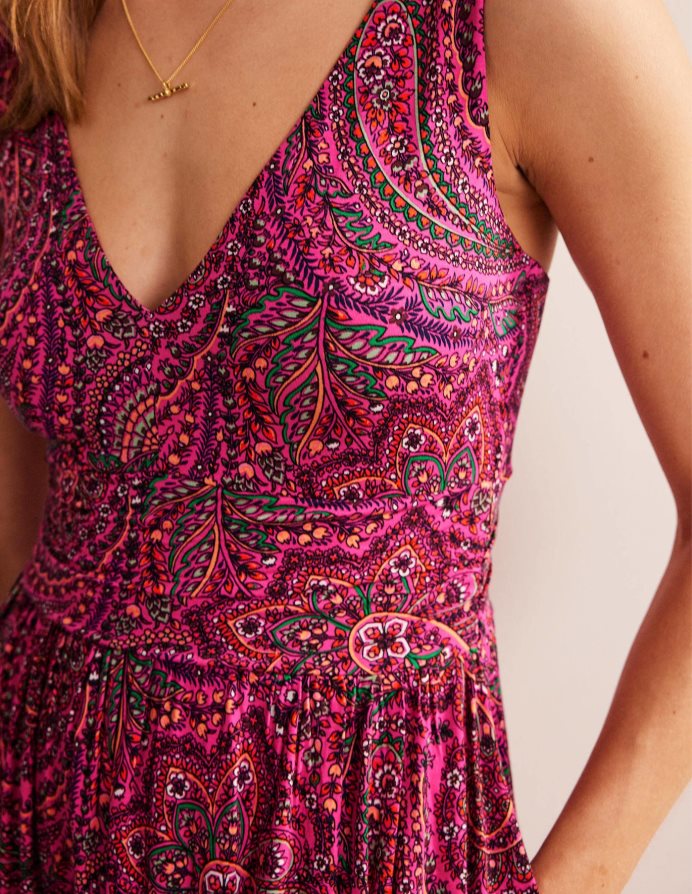 ultra pink & παλάτι είδη ένδυσης αμάνικο φόρεμα ζέρσεϊ μάξι Boden γυναίκες 464PH81142