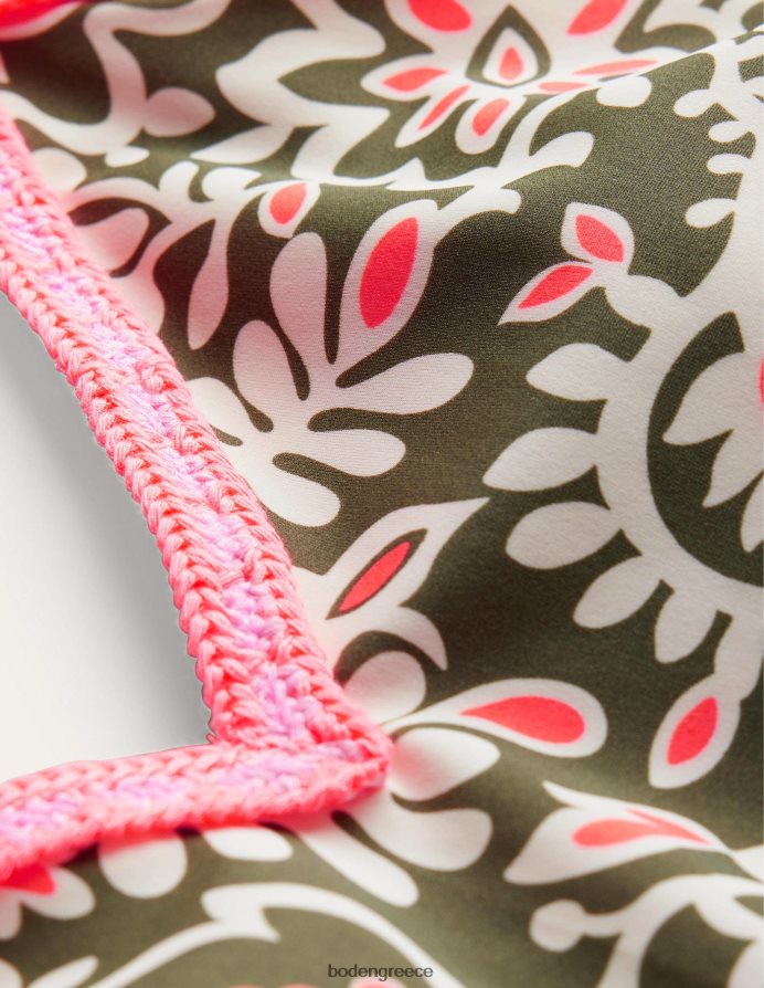 κατσαρό λάχανο & χειροποίητο στροβιλισμό είδη ένδυσης πολυεπίπεδο βελονάκι μαγιό Boden γυναίκες 464PH81195