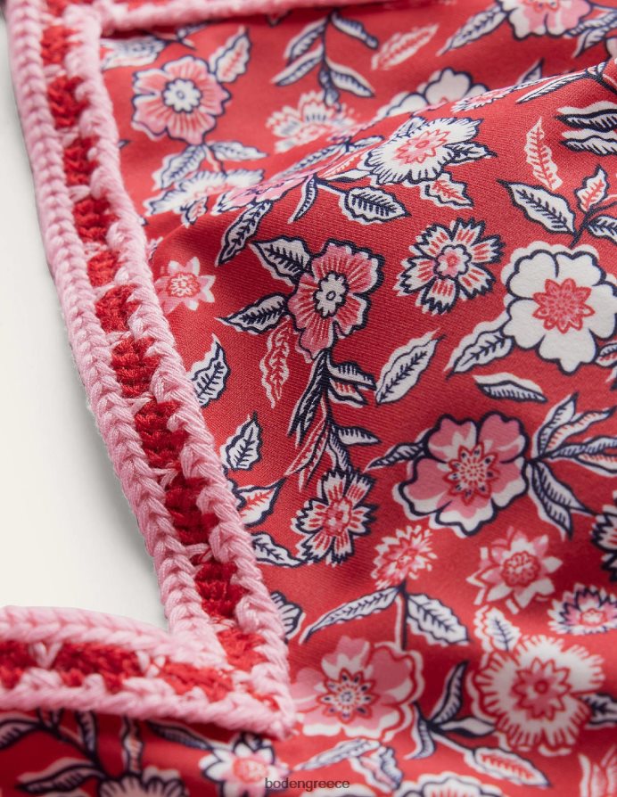 άνθιση αλεξανδρινού και πανσές είδη ένδυσης πολυεπίπεδο βελονάκι μαγιό Boden γυναίκες 464PH81517