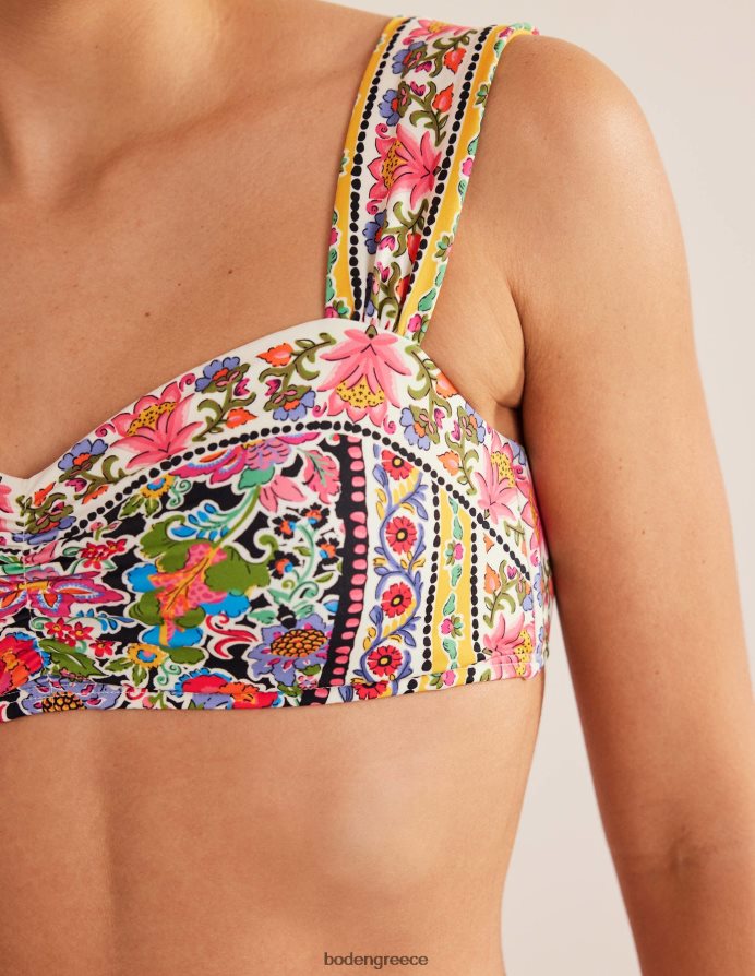 κήπος με πολλά και γαρύφαλλα είδη ένδυσης μπικίνι με πλισέ λουράκι Boden γυναίκες 464PH81760