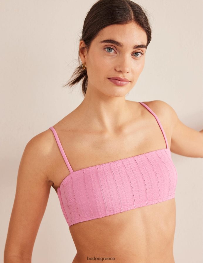 ροζ υφή καραμέλας είδη ένδυσης κοκαλιάρικο τοπ μπικίνι με λουράκι Boden γυναίκες 464PH81938