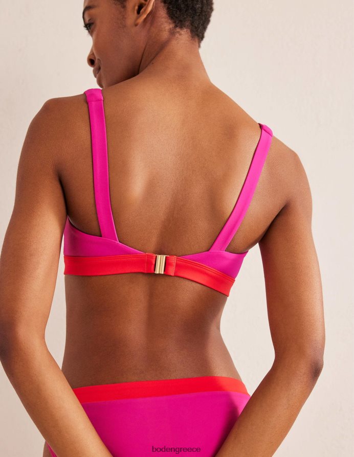 μπλοκ ροζ κόσμημα είδη ένδυσης μπικίνι με τετράγωνο λαιμό Boden γυναίκες 464PH81980