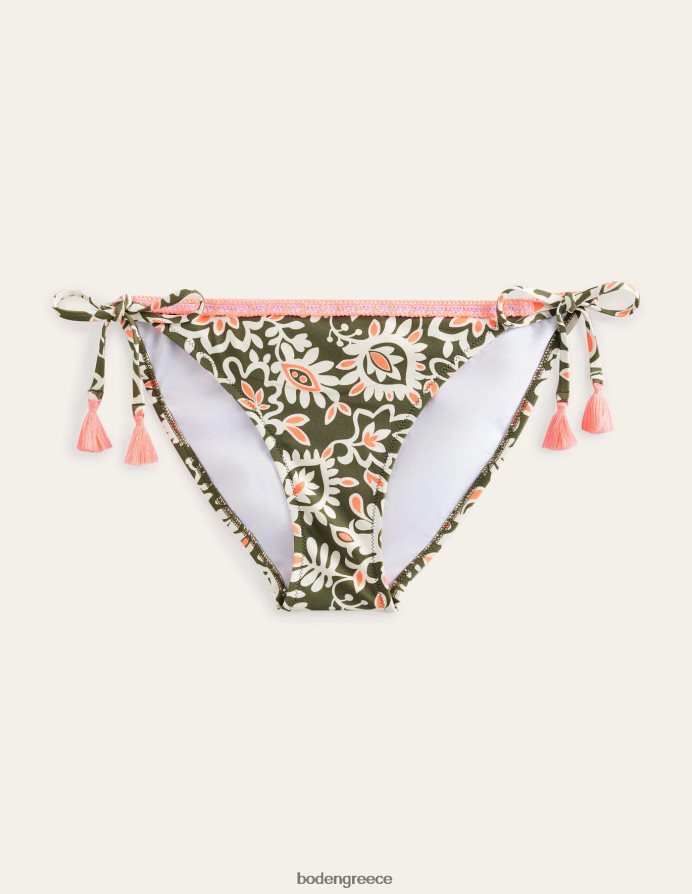 κατσαρό λάχανο & χειροποίητο στροβιλισμό είδη ένδυσης πυθμένα μπικίνι με βελονάκι Boden γυναίκες 464PH82003