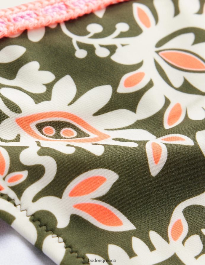 κατσαρό λάχανο & χειροποίητο στροβιλισμό είδη ένδυσης πυθμένα μπικίνι με βελονάκι Boden γυναίκες 464PH82003