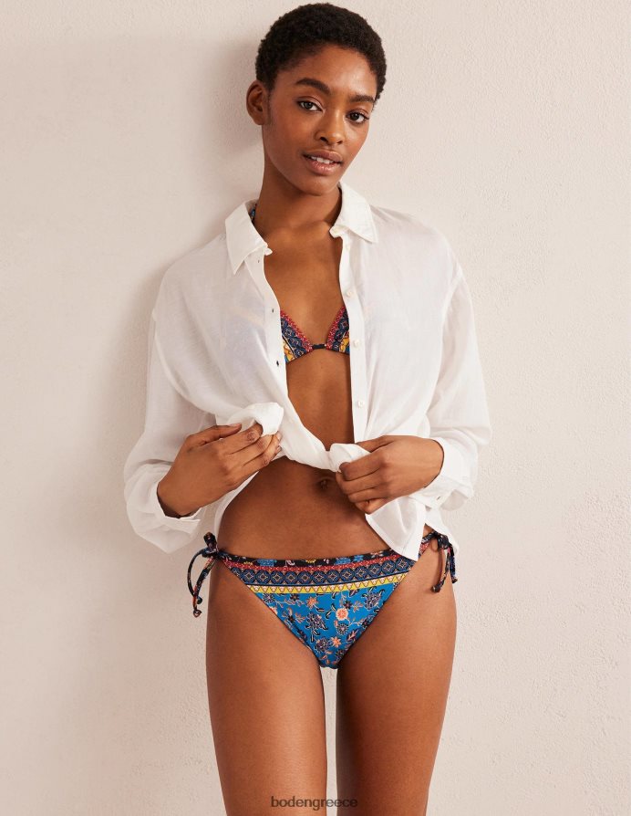 μπλε μπλέ & πέταλο λωτού είδη ένδυσης κορδόνι παντελόνι μπικίνι Boden γυναίκες 464PH82092