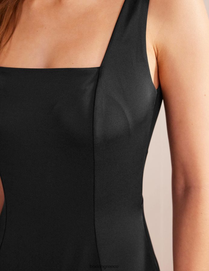 μαύρος είδη ένδυσης μαγιό με τετράγωνο λαιμό Boden γυναίκες 464PH8220