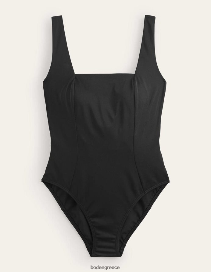 μαύρος είδη ένδυσης μαγιό με τετράγωνο λαιμό Boden γυναίκες 464PH8220