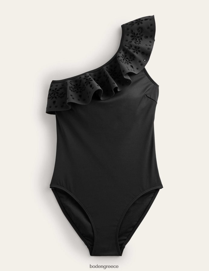 μαύρος είδη ένδυσης βολάν ο ένας ώμος μαγιό Boden γυναίκες 464PH82437