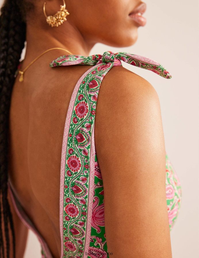 ασβέστη & βοτανικό κλήμα είδη ένδυσης φιόγκο μαγιό ώμου Boden γυναίκες 464PH8243