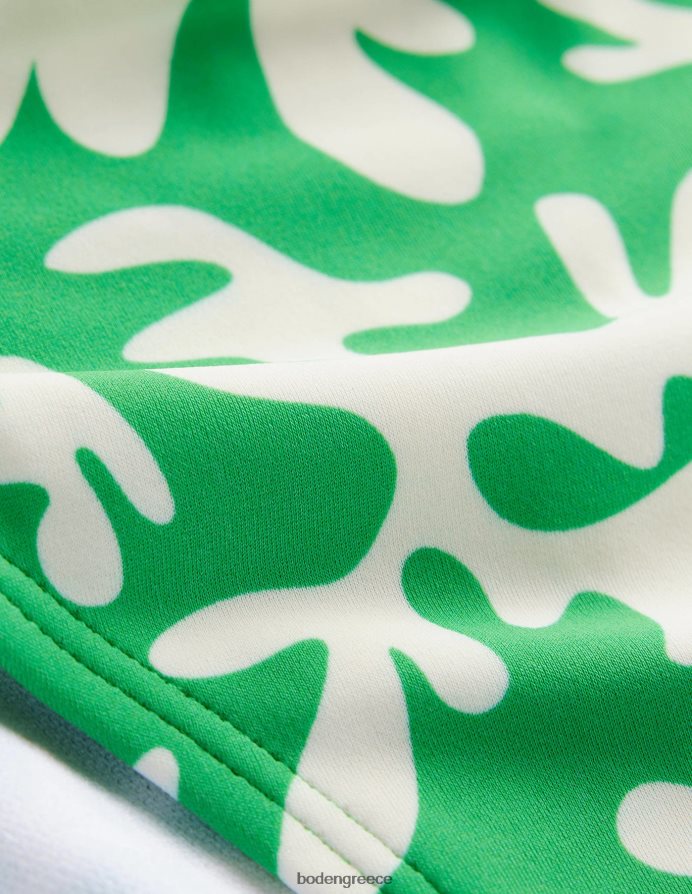 πράσινο & αφηρημένο φύλλωμα είδη ένδυσης κλασικό παντελόνι μπικίνι Boden γυναίκες 464PH82444