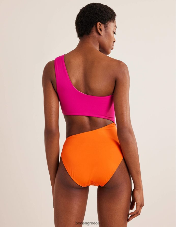 ροζ χρώματος είδη ένδυσης μαγιό με έναν ώμο Boden γυναίκες 464PH82480