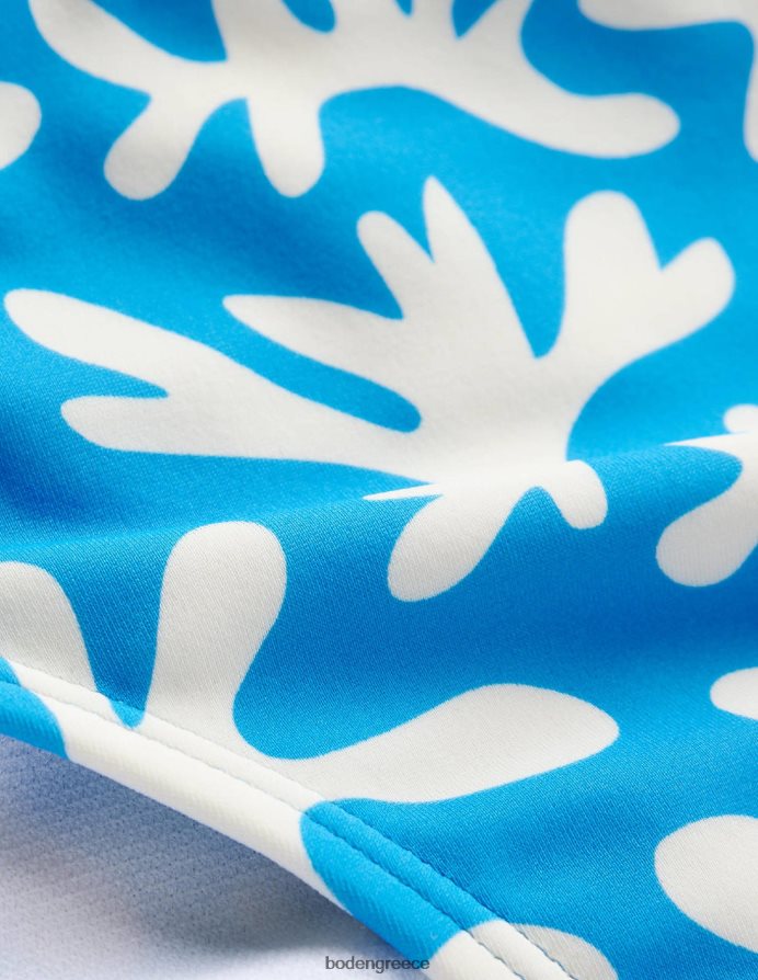 μπλε & αφηρημένο φύλλωμα είδη ένδυσης κλασικό παντελόνι μπικίνι Boden γυναίκες 464PH82545