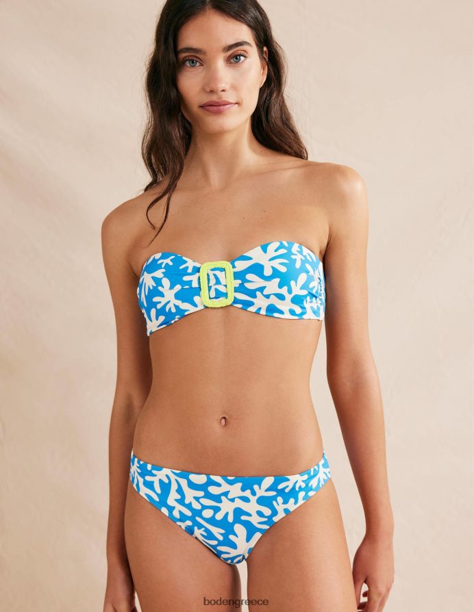 μπλε & αφηρημένο φύλλωμα είδη ένδυσης κλασικό παντελόνι μπικίνι Boden γυναίκες 464PH82545