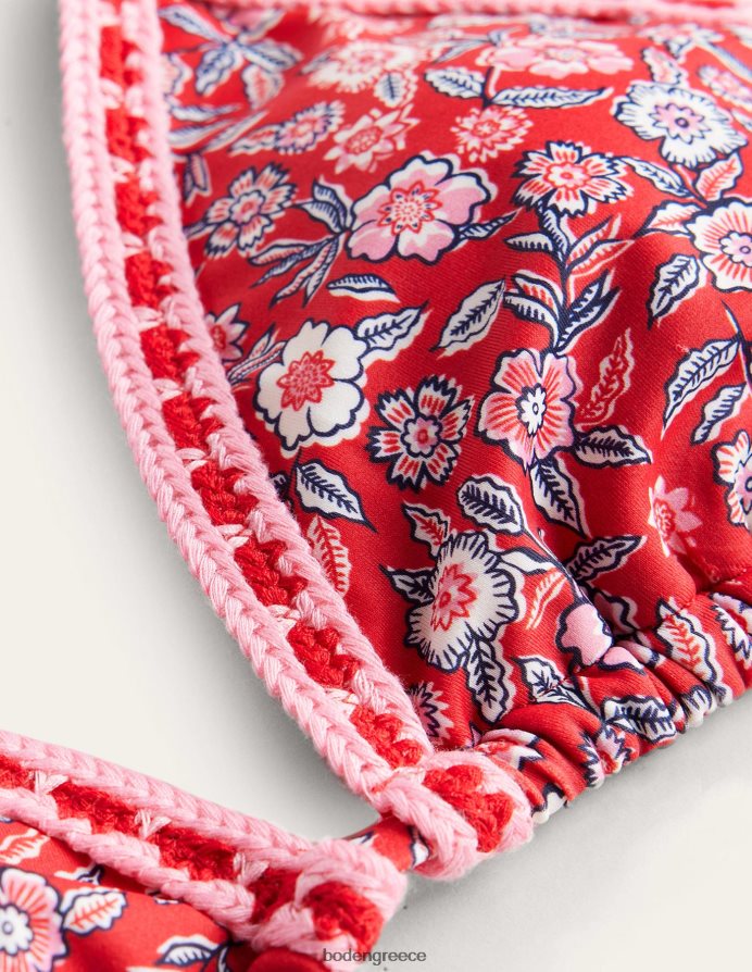 άνθιση αλεξανδρινού και πανσές είδη ένδυσης μπικίνι τρίγωνο βελονάκι Boden γυναίκες 464PH82570