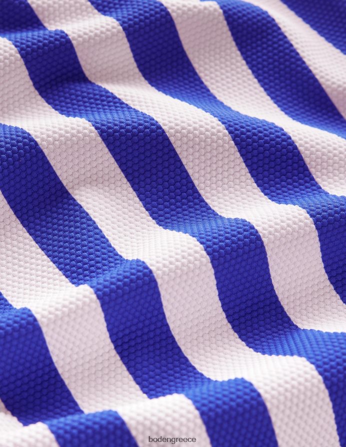αραβοσίτου μπλε & ιβουάρ ρίγα είδη ένδυσης μαγιό στενό λουράκι Boden γυναίκες 464PH82617