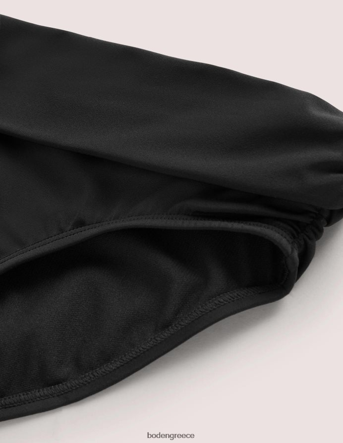 μαύρος είδη ένδυσης κλασικό πτυσσόμενο πάτο μπικίνι Boden γυναίκες 464PH8267