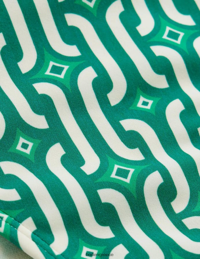 φωτεινό σμαραγδένιο και γαλάζιο γεωγραφικό είδη ένδυσης παντελόνι μπικίνι Boden γυναίκες 464PH8298