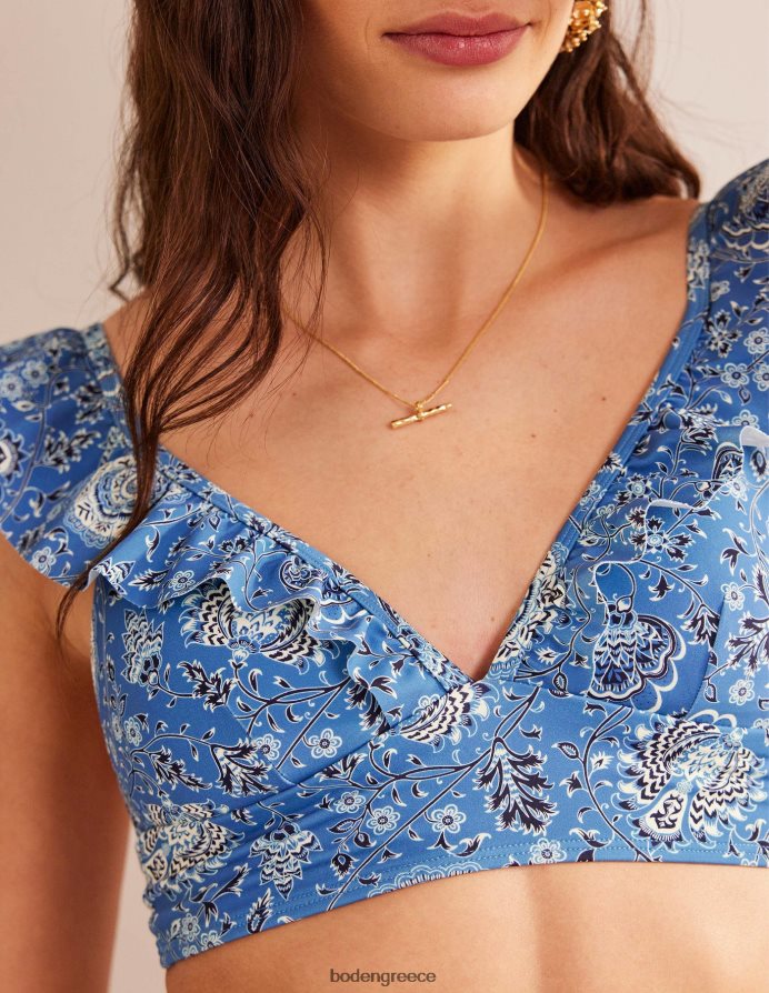 άλσος γαλάζιων και γαρδένιας είδη ένδυσης Παλέρμο βολάν μπικίνι Boden γυναίκες 464PH8304