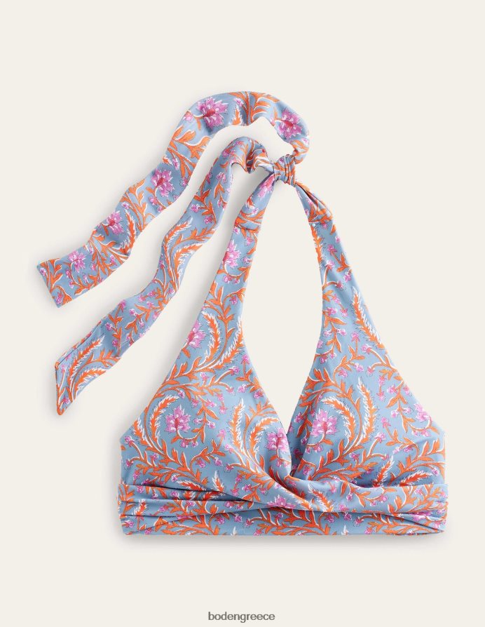 Delph blue & πλούσια κλήμα είδη ένδυσης Τοπ μπικίνι halter levanzo Boden γυναίκες 464PH81290