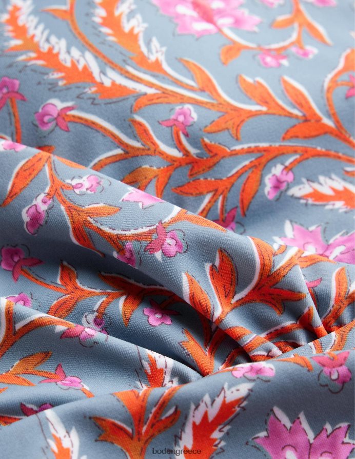 Delph blue & πλούσια κλήμα είδη ένδυσης μαγιό levanzo ruched halter Boden γυναίκες 464PH8926