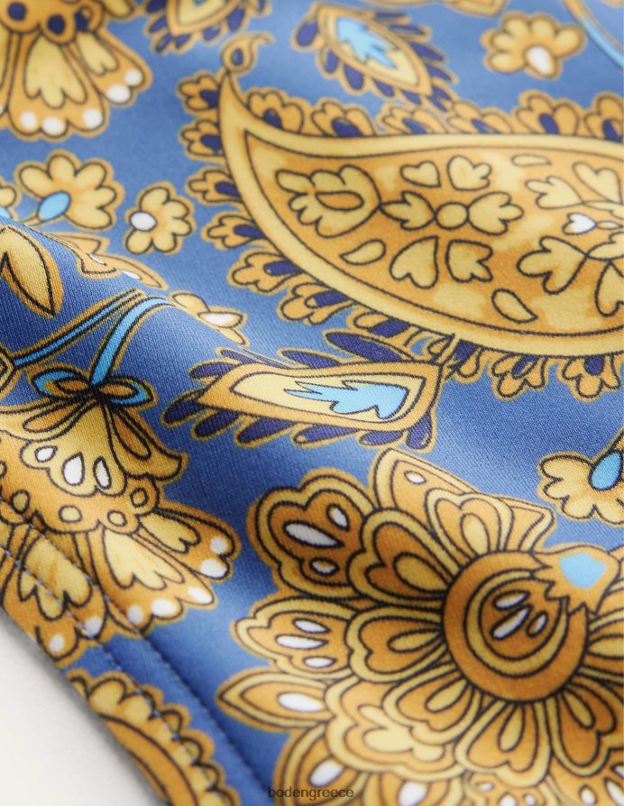 Harvest Gold & Paisley βεράντα είδη ένδυσης κλασικό παντελόνι μπικίνι Boden γυναίκες 464PH82085