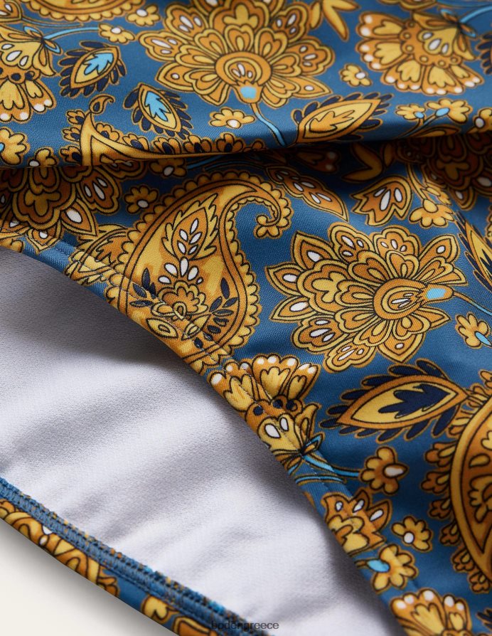 Harvest Gold & Paisley βεράντα είδη ένδυσης κλασικό πτυσσόμενο πάτο μπικίνι Boden γυναίκες 464PH82456