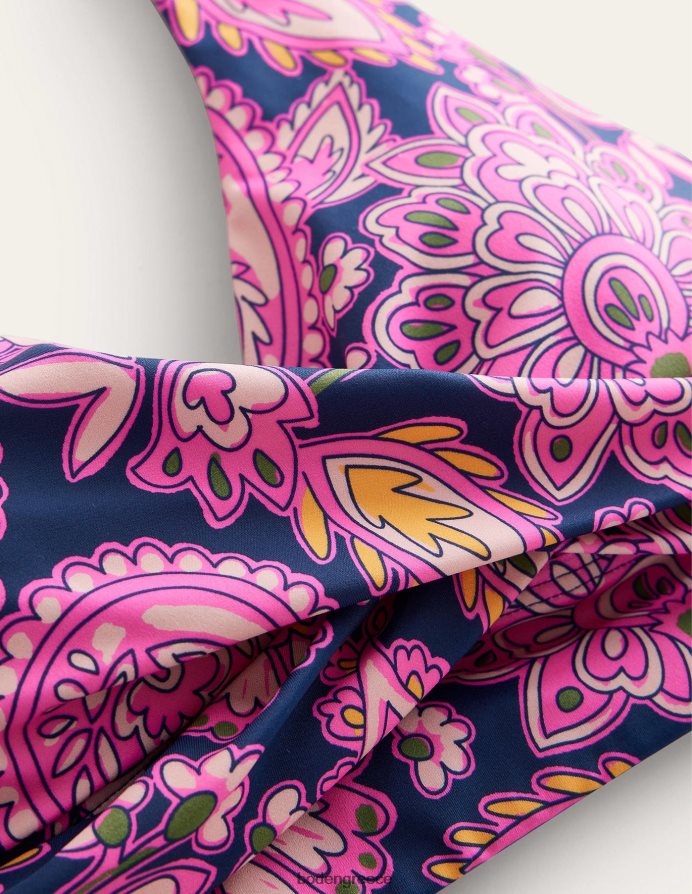 Navy & Paisley βεράντα είδη ένδυσης Τοπ μπικίνι halter levanzo Boden γυναίκες 464PH81522