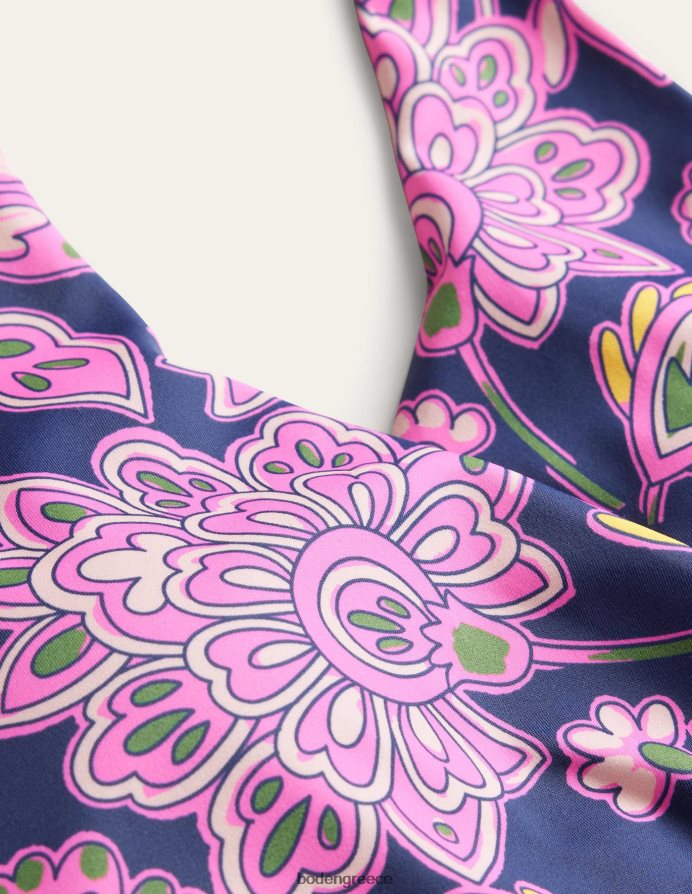 Navy & Paisley βεράντα είδη ένδυσης μαγιό levanzo ruched halter Boden γυναίκες 464PH8950