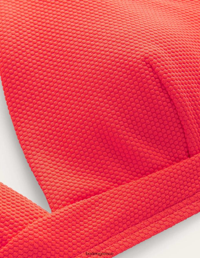 κοραλλί υφή είδη ένδυσης Τοπ μπικίνι arezzo με λαιμόκοψη Boden γυναίκες 464PH81914