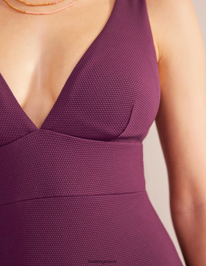 κηρήθρα chockeberry είδη ένδυσης μαγιό porto με λαιμόκοψη Boden γυναίκες 464PH8210