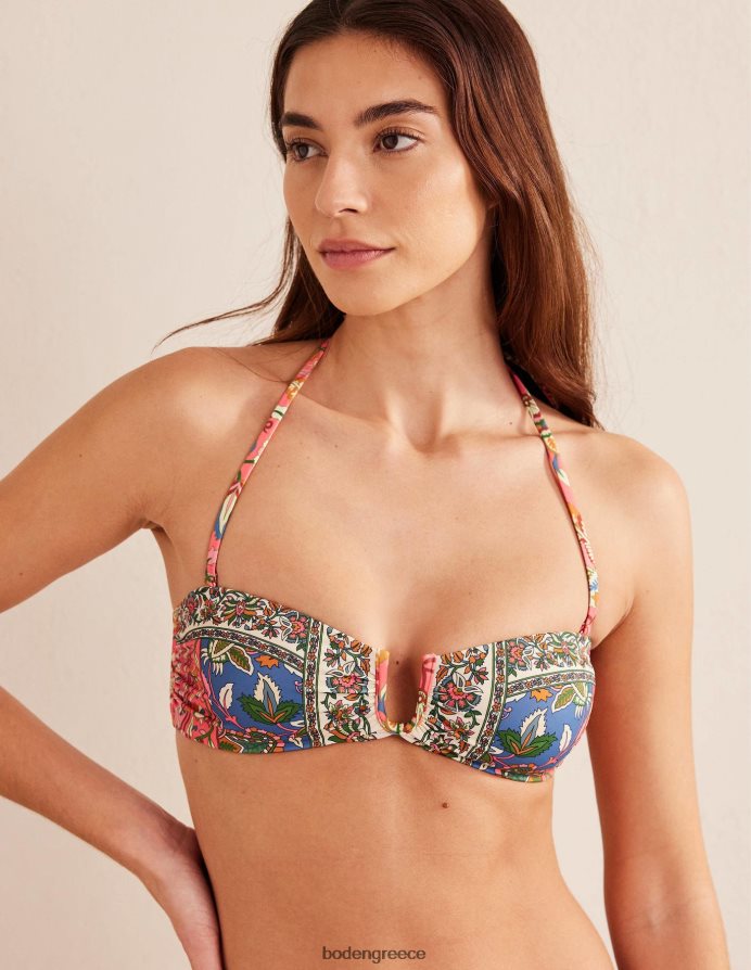αμπέλου delft & paisley είδη ένδυσης Τοπ μπικίνι με καπίστρι u-bar Boden γυναίκες 464PH82068