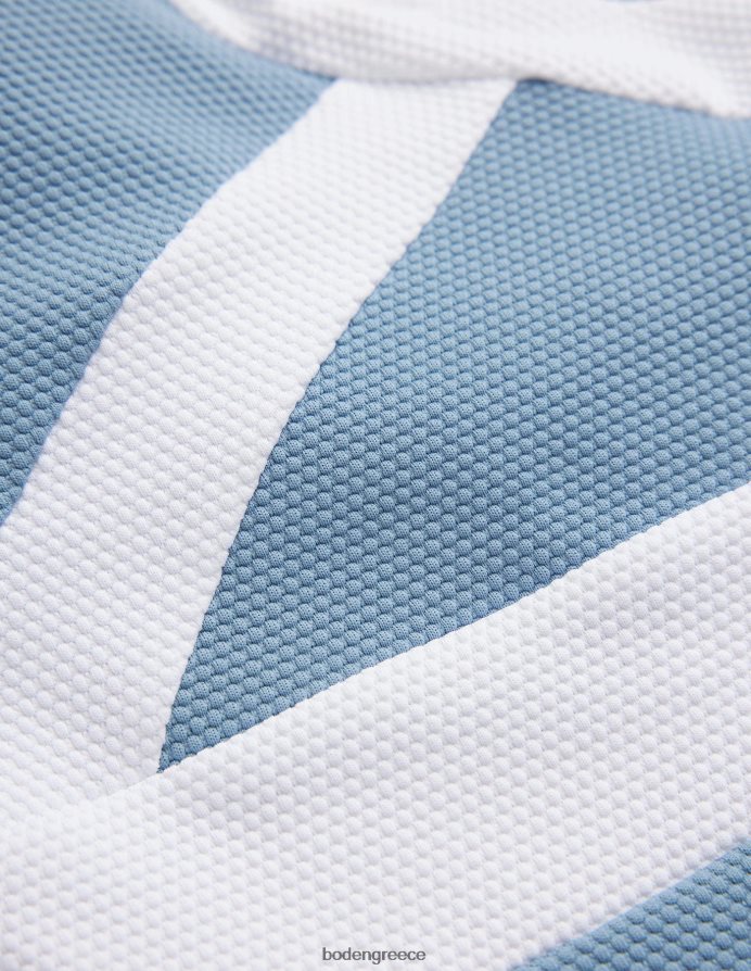 μπλοκ χρώματος με υφή μπλε delph είδη ένδυσης μαγιό κεφαλονιάς halterneck Boden γυναίκες 464PH8309