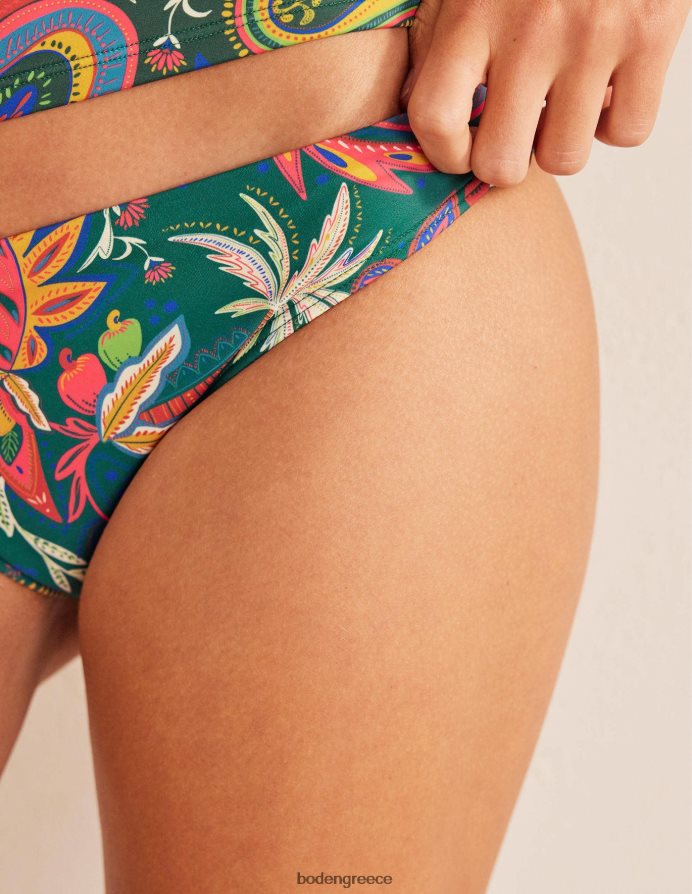 emerald & paradise paisley είδη ένδυσης κλασικό παντελόνι μπικίνι Boden γυναίκες 464PH82212