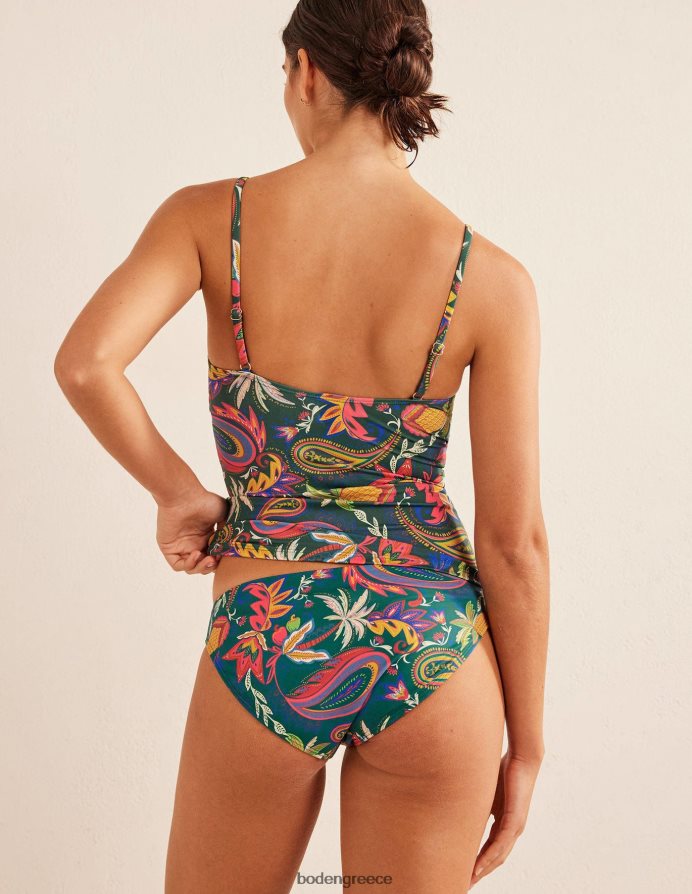 emerald & paradise paisley είδη ένδυσης κλασικό παντελόνι μπικίνι Boden γυναίκες 464PH82212