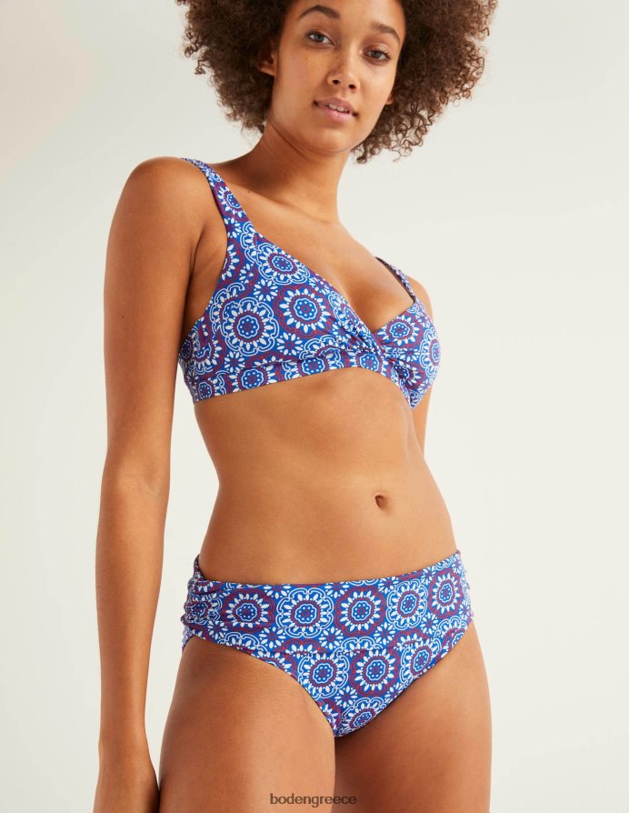 ναυτικό & ηλιόλουστο πλακάκι είδη ένδυσης eze διπλώνουμε πάνω από το κάτω μέρος Boden γυναίκες 464PH82048